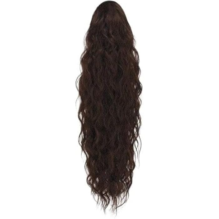 DILLARDS Synthetic Fiber Brown Ponytail Extension - Image 3
